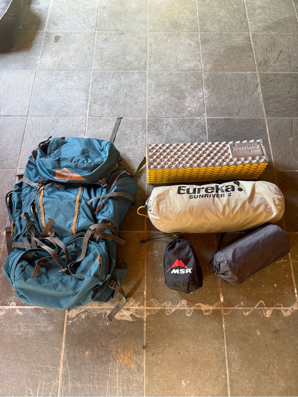 Camping gear lot